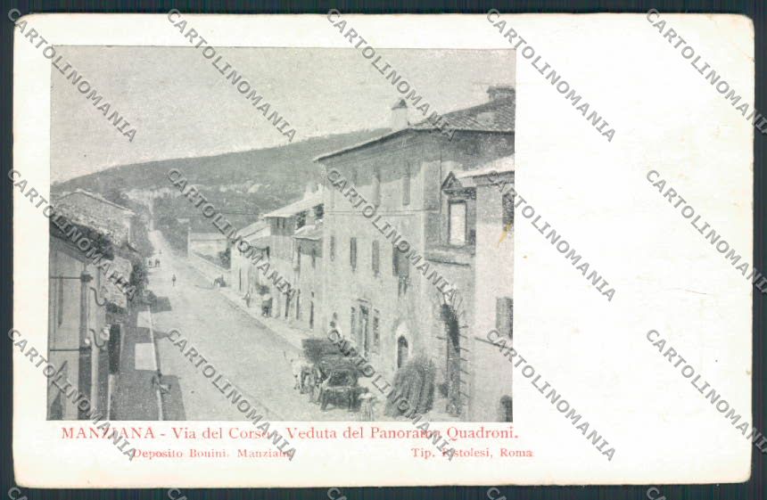 Roma Manziana cartolina MV1821 – fronte