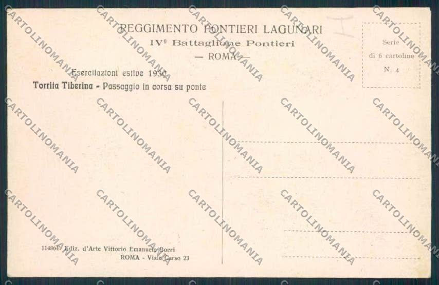 Roma Torrita Tiberina Lagunari cartolina MV1830 – retro