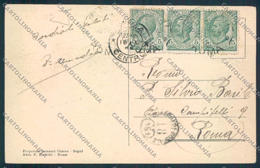 Roma Segni Saluti da cartolina MV1849 – retro