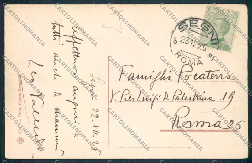 Roma Segni Saluti da cartolina MV1851 – retro