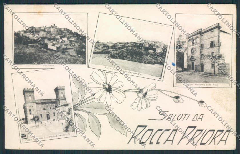 Roma Rocca Priora cartolina MV1858 – fronte