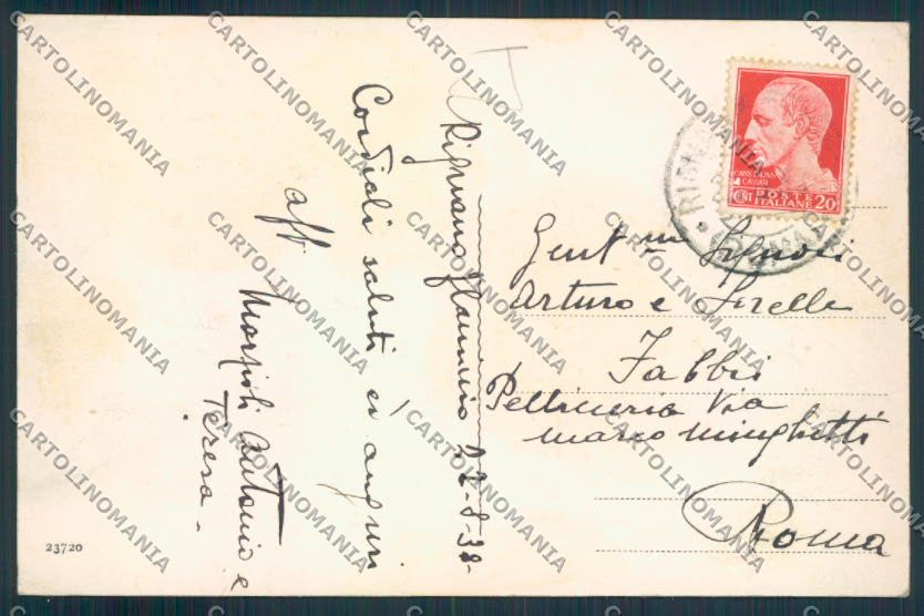 Roma Rignano Flaminio cartolina MV1861 – retro