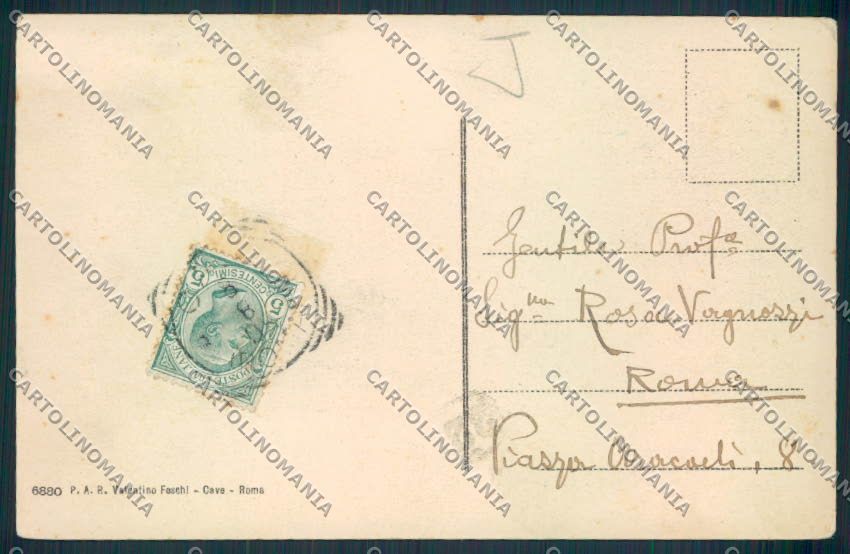 Roma Cave cartolina MV1864 – retro