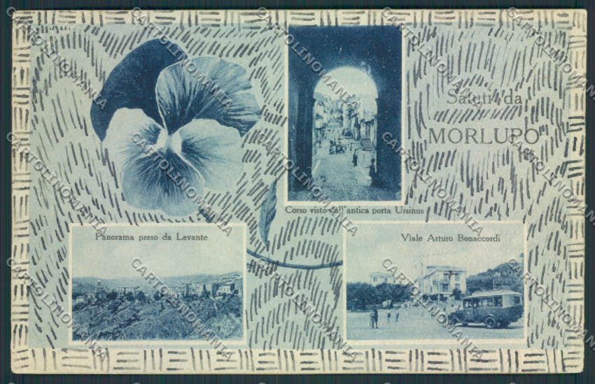 Roma Morlupo Saluti da SCRITTA STRAPPO cartolina MV1881 – fronte