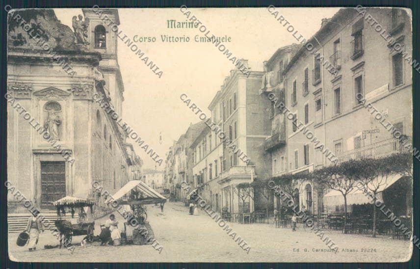 Roma Marino Mercato cartolina MV1885 – fronte