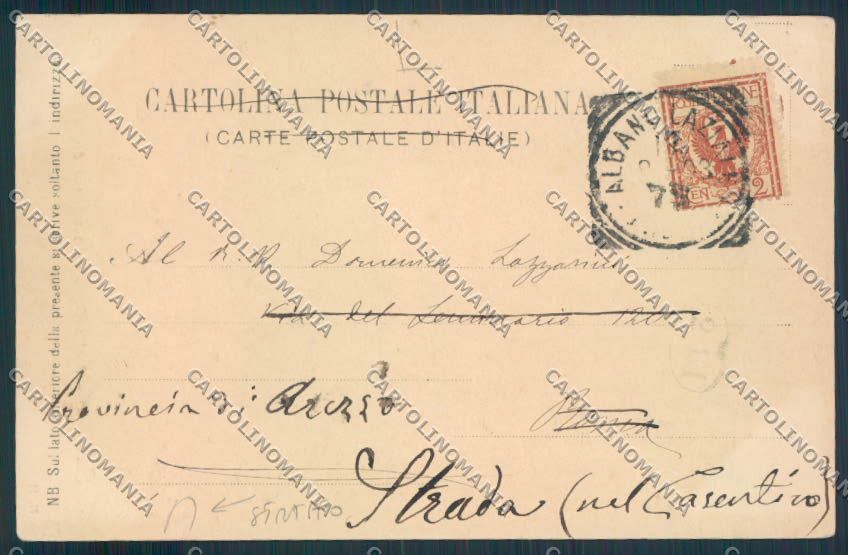 Roma Albano Laziale STRAPPINO cartolina MV1886 – retro
