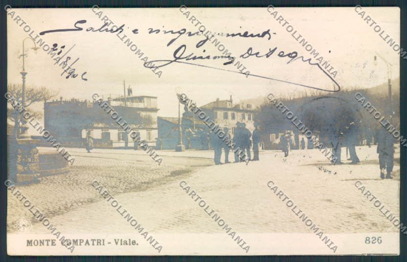 Roma Montecompatri PIEGA NPG Foto cartolina MV1888 – fronte