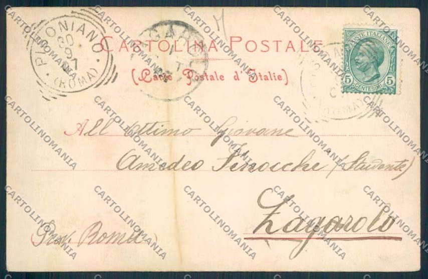 Roma Pisoniano cartolina MV1894 – retro