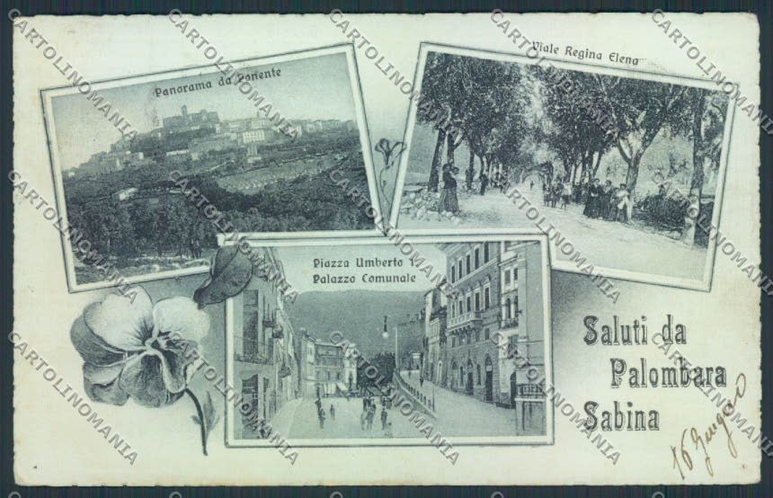 Roma Palombara Sabina Saluti da FORI cartolina MV1898 – fronte
