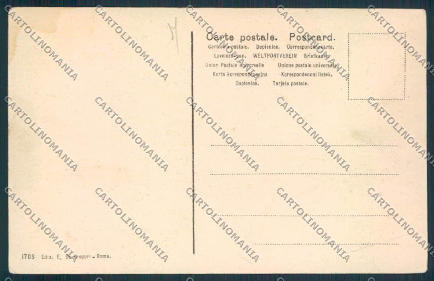 Roma Monte Virginio cartolina MV1900 – retro