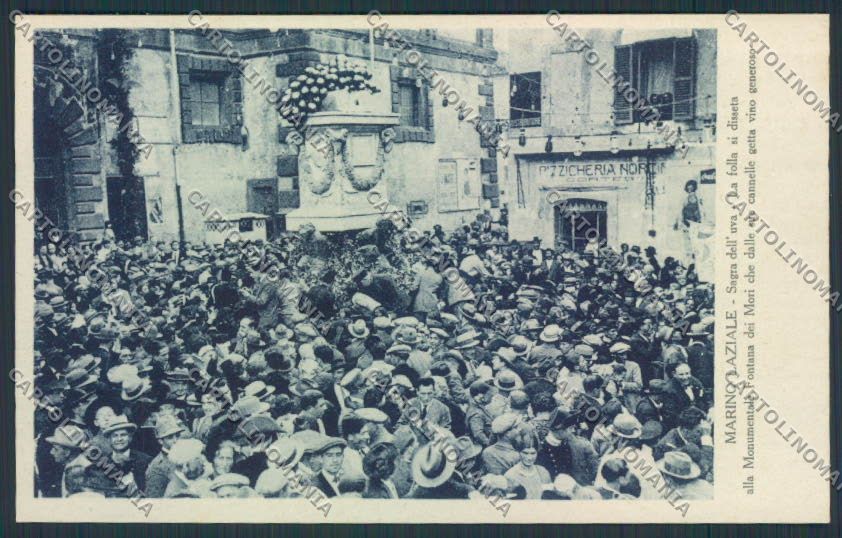 Roma Marino Sagra Uva cartolina MV1907 – fronte
