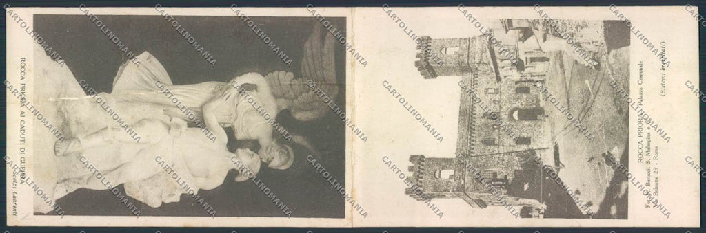 Roma Rocca Priora Doppio ABRASA Libia Cartoncino MV1909 – fronte