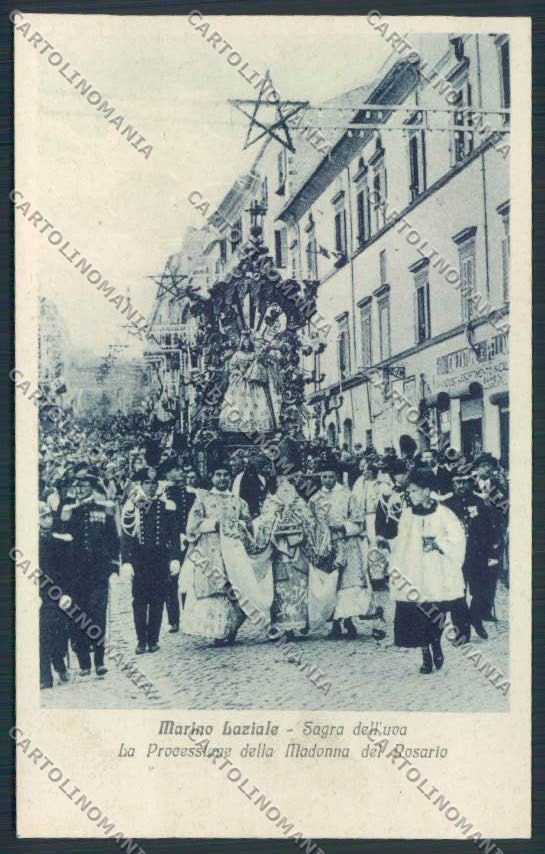 Roma Marino Sagra Processione Carabinieri cartolina MV1911 – fronte