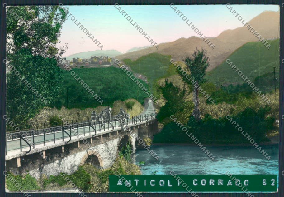 Roma Anticoli Corrado ADESIVO Foto FG cartolina MV1916 – fronte