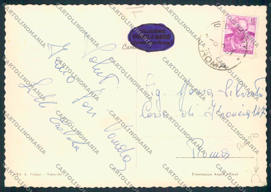 Roma Segni STRAPPO FG cartolina MV1956 – retro