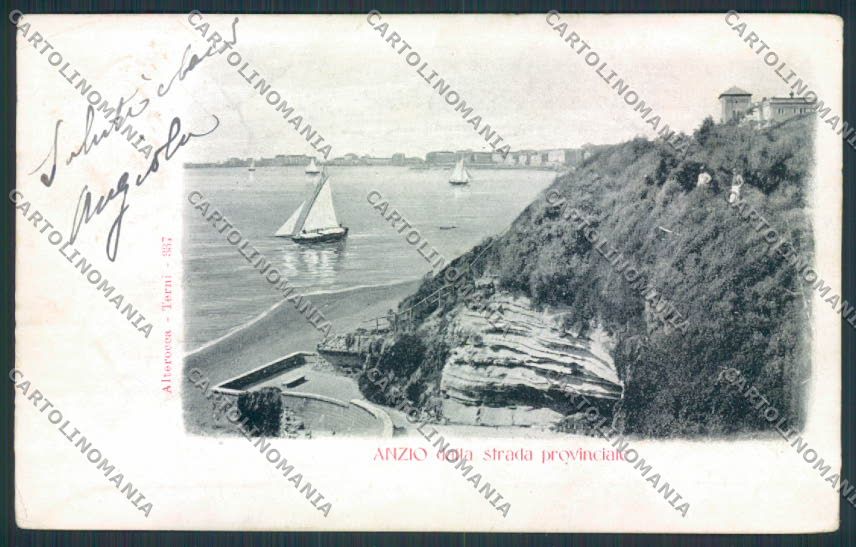 Roma Anzio PIEGHINA cartolina MV1965 – fronte