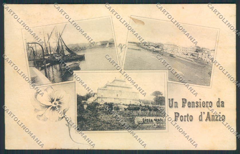 Roma Anzio PIEGA cartolina MV1976 – fronte