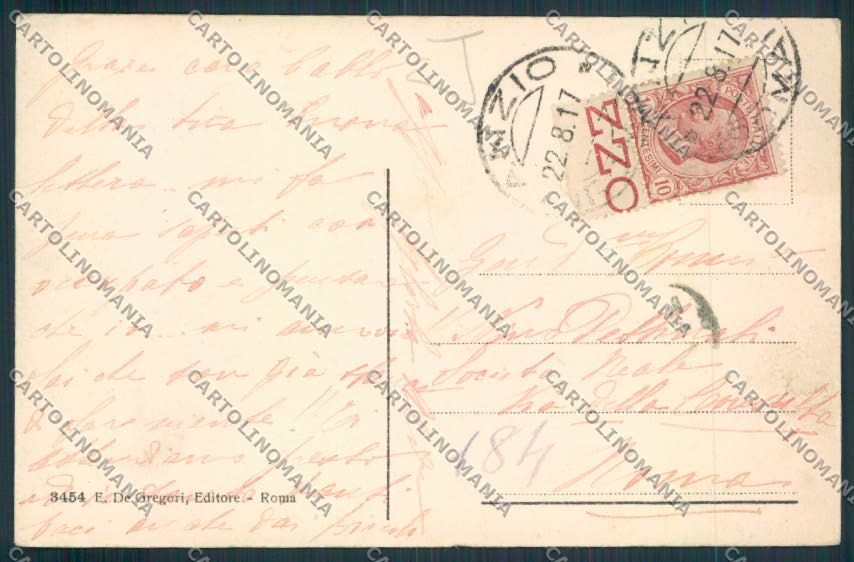 Roma Anzio cartolina MV1981 – retro
