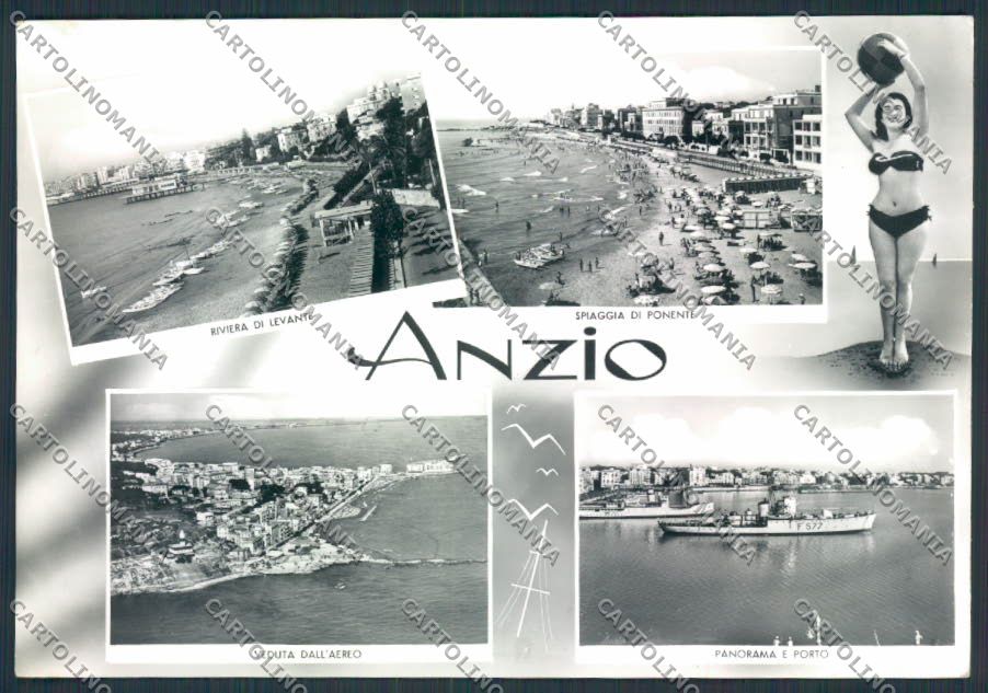 Roma Anzio Foto FG cartolina MV1988 – fronte