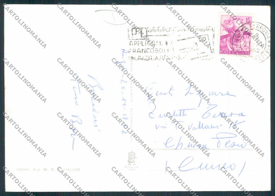 Roma Anzio Foto FG cartolina MV1988 – retro
