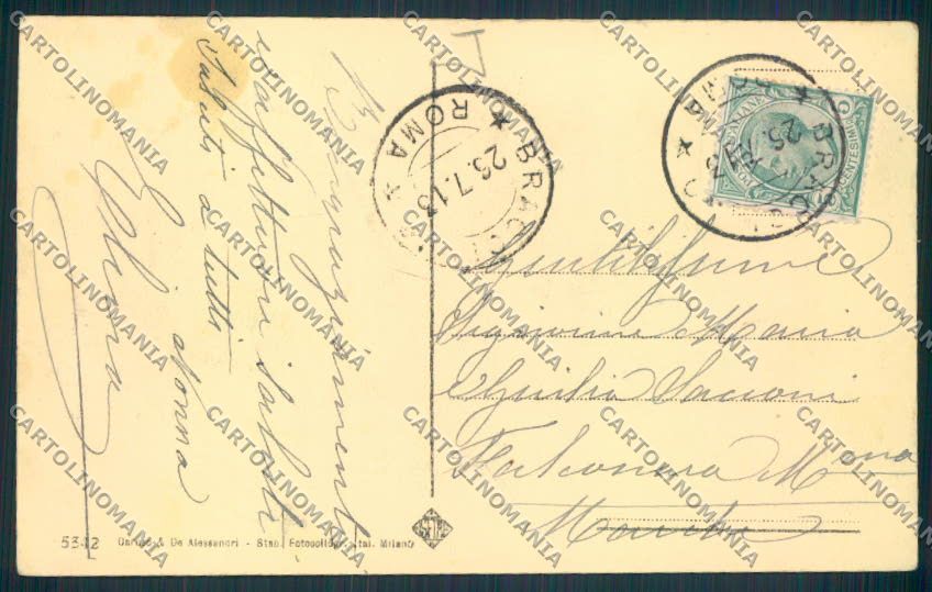 Roma Bracciano cartolina MV1996 – retro