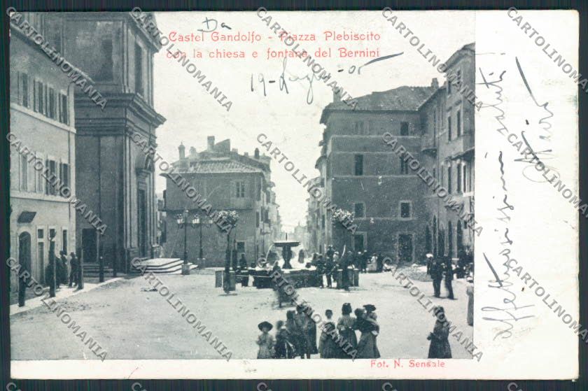 Roma Castel Gandolfo cartolina MV2007 – fronte