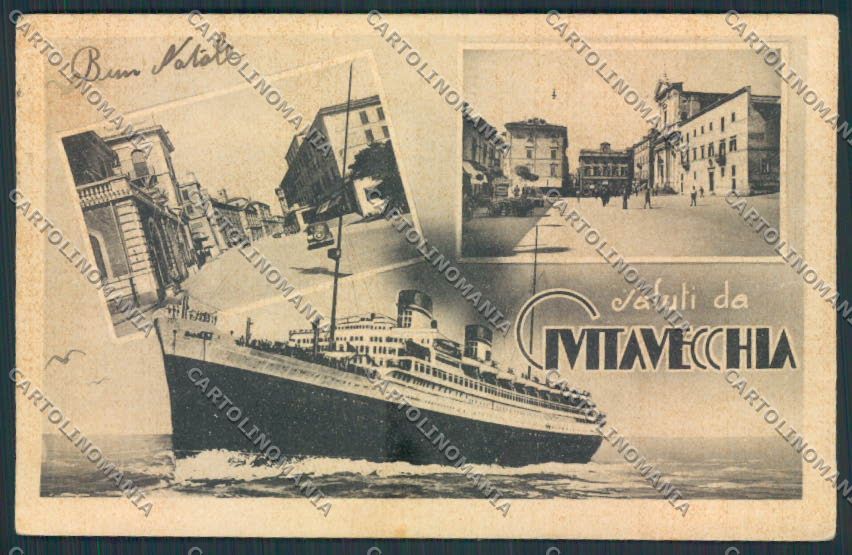Roma Civitavecchia PIEGHINE cartolina MV2029 – fronte