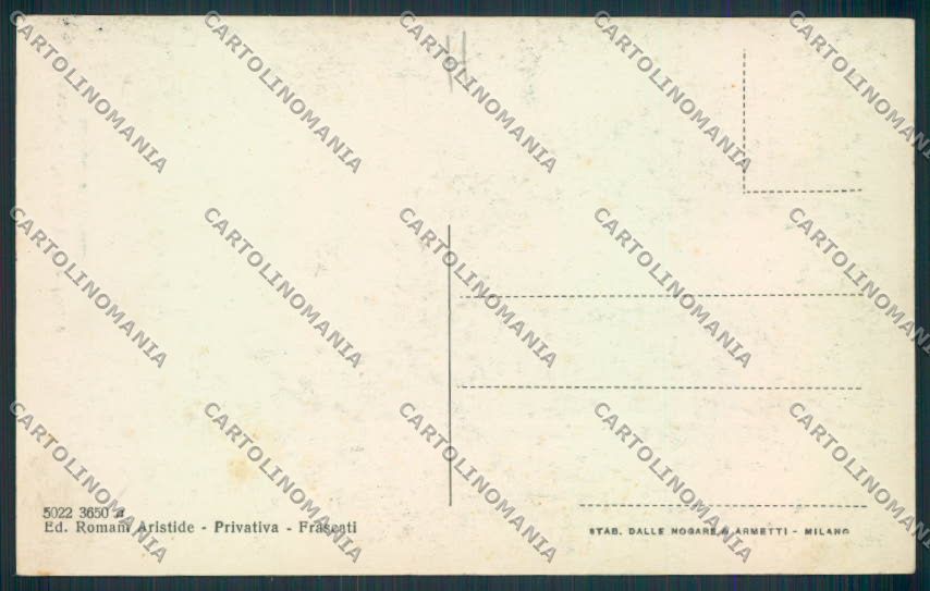 Roma Frascati cartolina MV2044 – retro