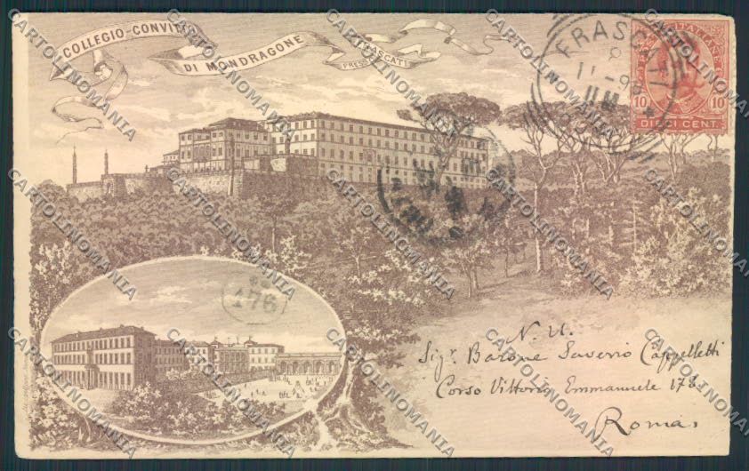 Roma Frascati PIEGHINA cartolina MV2047 – fronte