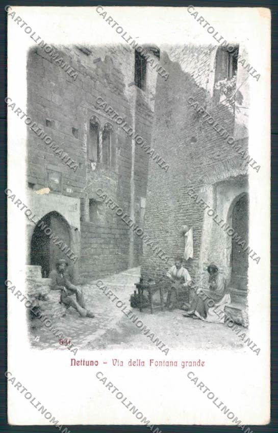 Roma Nettuno ABRASA cartolina MV2079 – fronte