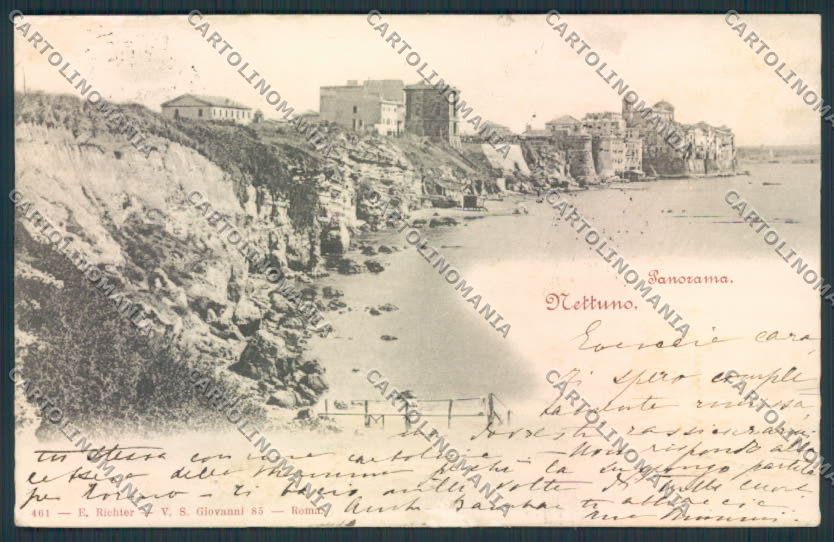 Roma Ostia SCOLLATA cartolina MV2095 – fronte