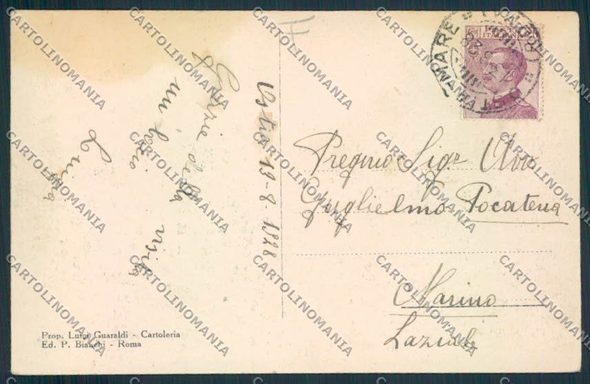 Roma Ostia cartolina MV2100 – retro