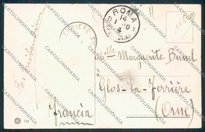 Roma Rocca di Papa cartolina MV2119 – retro
