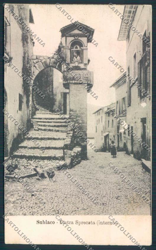 Roma Subiaco ABRASA cartolina MV2141 – fronte
