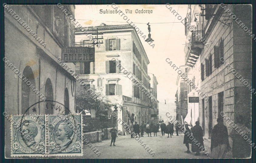Roma Subiaco ABRASA cartolina MV2148 – fronte