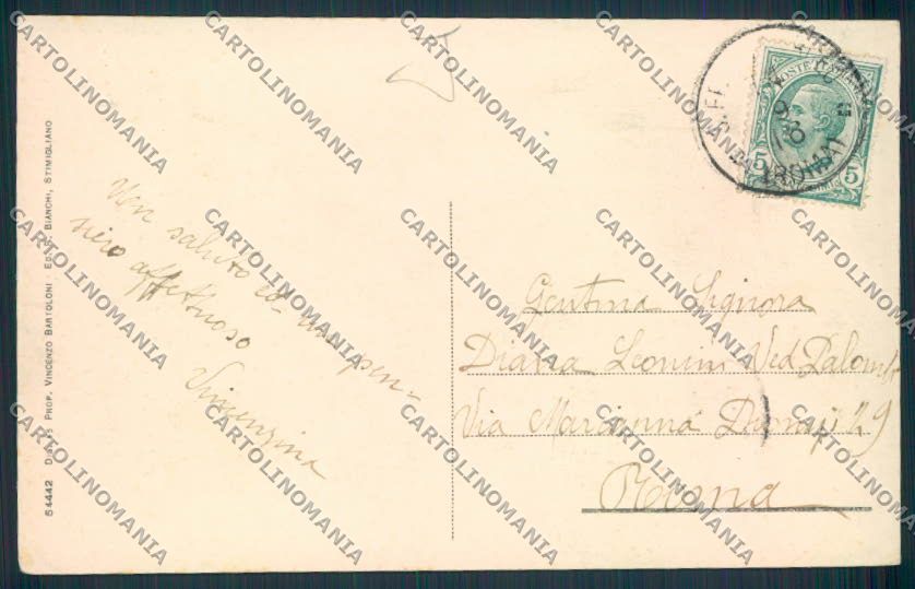 Latina S. Felice Circeo Faro Saluti da cartolina MV2174 – retro