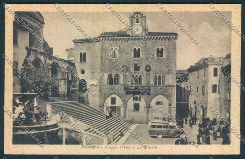 Latina Priverno PIEGA cartolina MV2177 – fronte