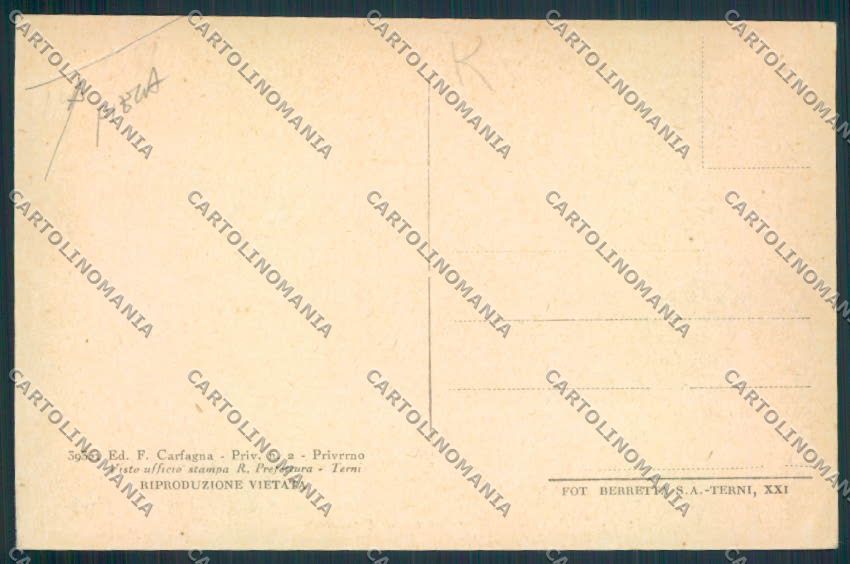 Latina Priverno PIEGA cartolina MV2177 – retro