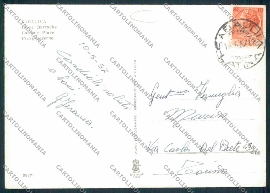 Latina Sabaudia Foto FG cartolina MV2181 – retro