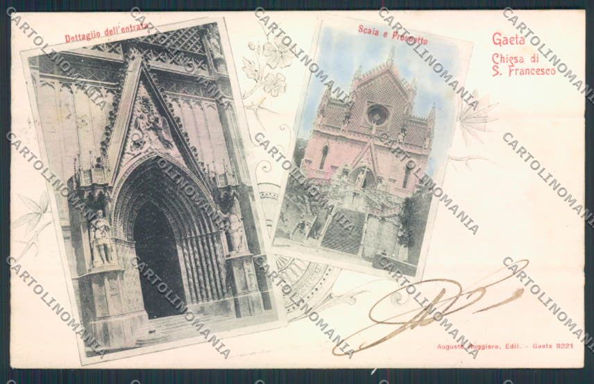 Latina Gaeta cartolina MV2195 – fronte