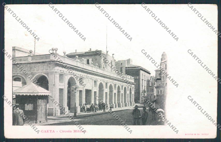 Latina Gaeta Circolo Militare cartolina MV2197 – fronte