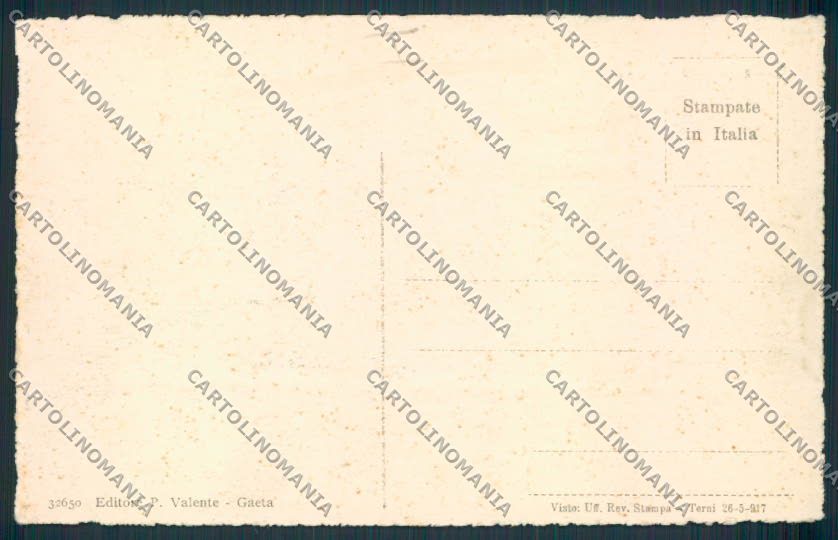 Latina Gaeta Porto Militare Marina cartolina MV2201 – retro