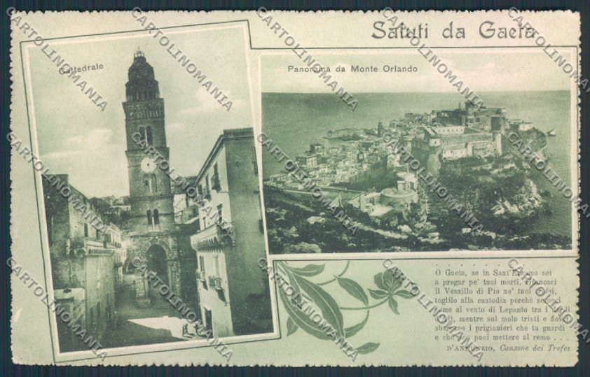 Latina Gaeta cartolina MV2202 – fronte