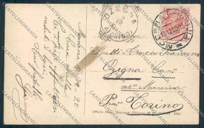 Modena Città Artiglieria cartolina MV2292 – retro