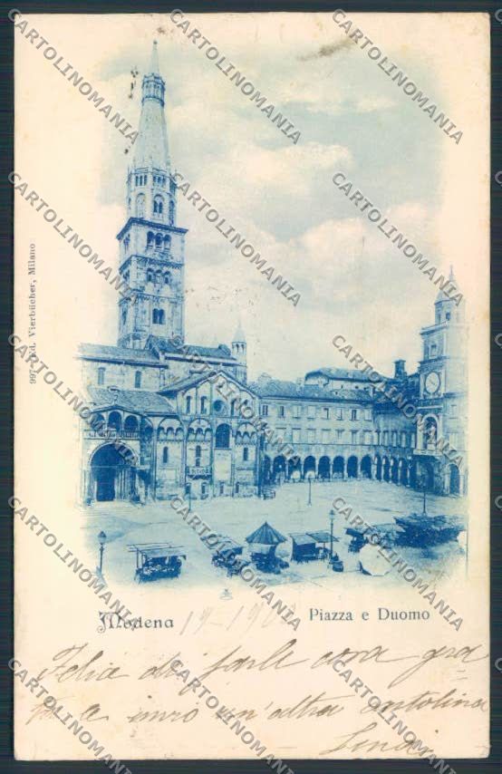 Modena Città Mercato cartolina MV2311 – fronte