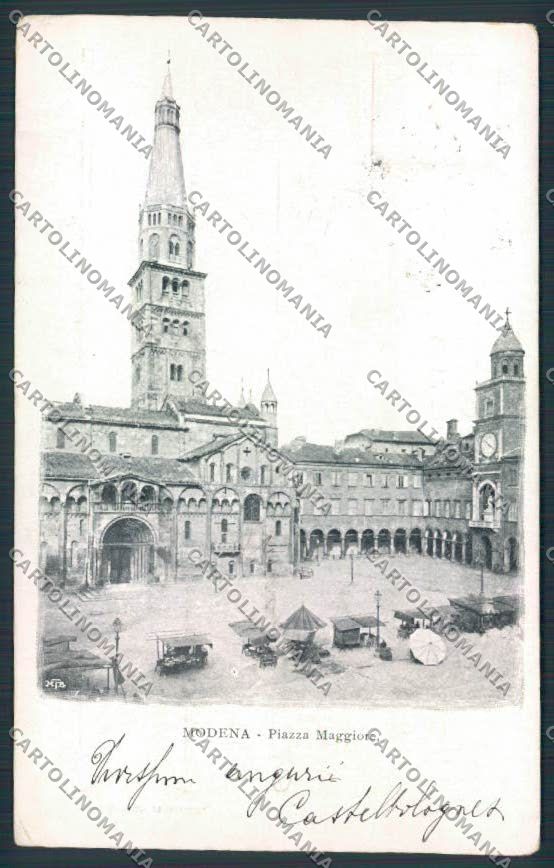 Modena Città Mercato cartolina MV2312 – fronte
