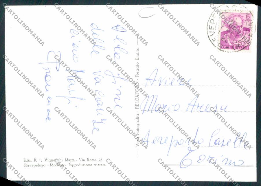 Modena Pievepelago Tennis Foto FG cartolina MV2394 – retro