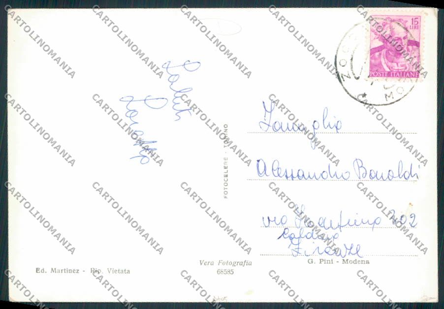 Modena Zocca Foto FG cartolina MV2402 – retro