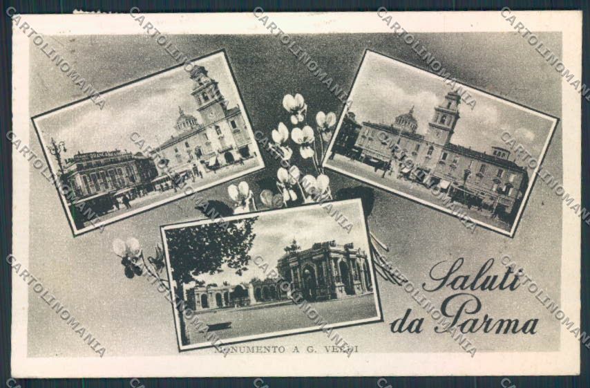 Parma Città Saluti da cartolina MV2445 – fronte