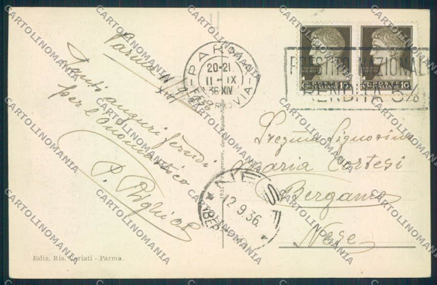 Parma Città Poste cartolina MV2449 – retro